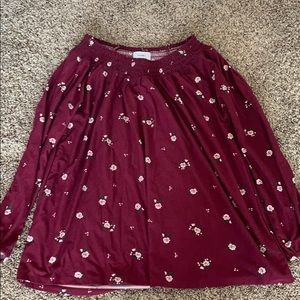 Off the shoulder top from Old Navy. Size 14